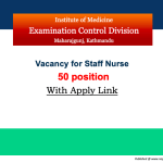 Staff Nurse | IOM | latest vacancy in Kathmandu